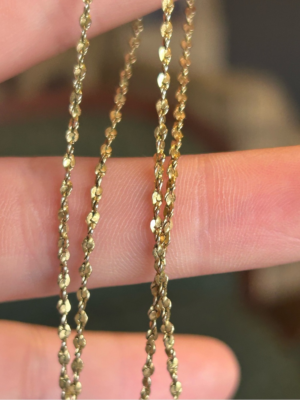 Vintage Faux Jade Pendant Gold Plated Necklace - Picture 8 of 10